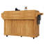 142.5 cm W Kitchen Cart with Top-201963875
