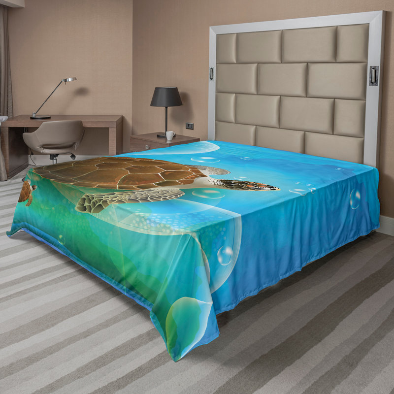 Drap-housse Ambesonne, Drap plat pour très grand lit californien