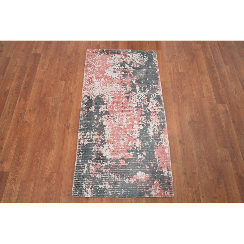Tapis contemporain contemporain 2 x 4 pour espaces de vie modernes