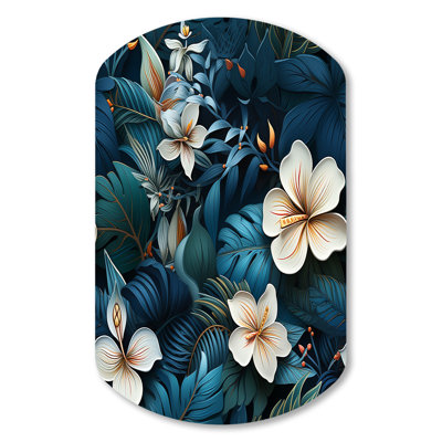 Ohiowa - Floral Irregular Wall Art - Cylinder Shape