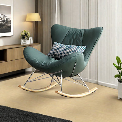 Chaise berçante simple en escargot moderne