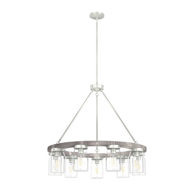 Lustre 9 lumières façon bougie Devon Park