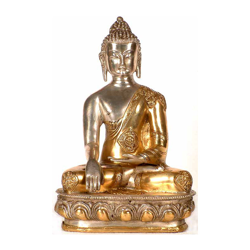 Bouddha dans Bhumisparsha Mudra