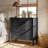 Aaron 32.8'' W Vintage Curved Front Nightstand with 3 Drawers, Solid Wood Legs and Metal Knobs Adorn (Set of 2)-1707371537