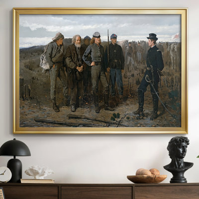 Prisoners from the Front-Winslow Homer-Framed Gallery Wrapped Canvas-1866