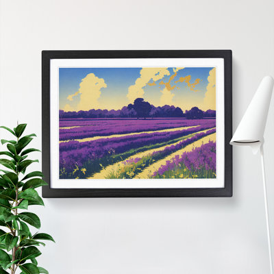 Brilliant Bluebell Field - Single Picture Frame Print