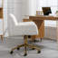 Chaise de bureau en velours Sanavi