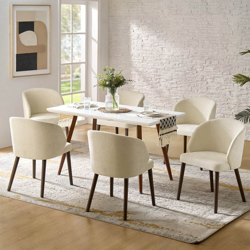 Chaise de salle à manger Kanalu, 6, Colombe