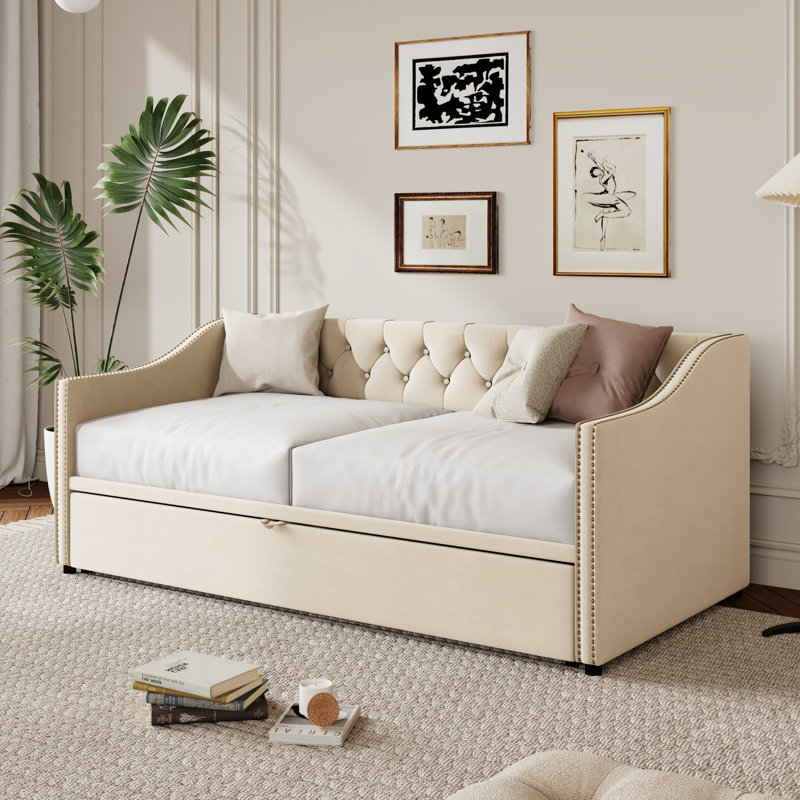 Lit de jour, Beige