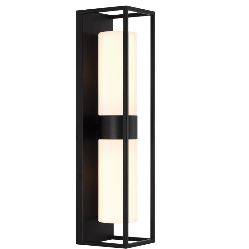 Lanterne d'extérieur 2 lumières REN, noire