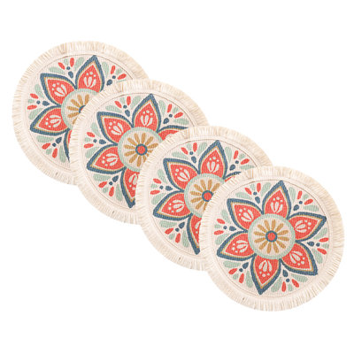 Floral Round Placemat