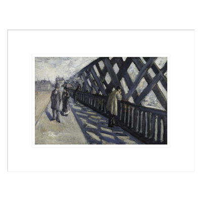 Etude pour Le Pont de l'Europe" (Study for "Le Pont de l'Europe")" by Gustave Caillebotte - Framed Giclee Print