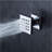 BathSelect Perugia 16-Inch Ceiling Mount LED Rainfall Shower System with Body Jets, Handheld Shower & Thermostatic Valve – Chrome Finish