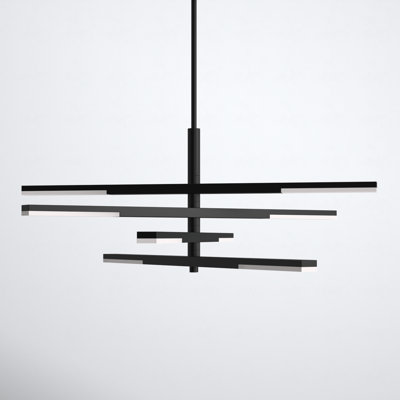 Erik 8 Light Metal Dimmable LED Sputnik Chandelier