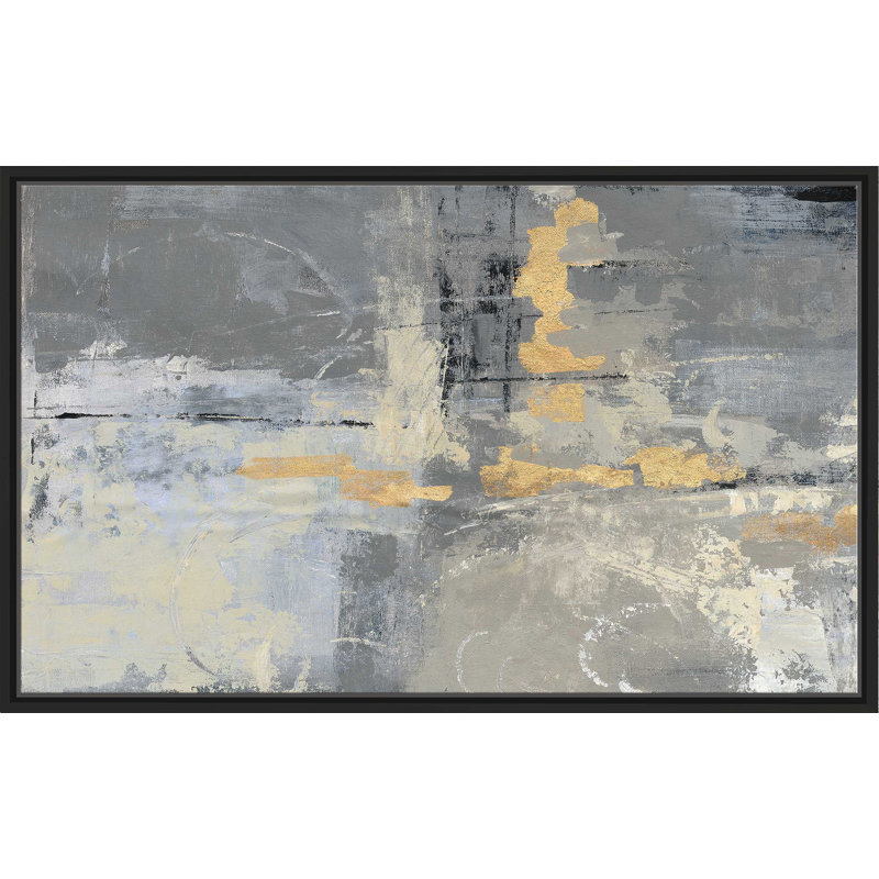 Missing You Crop - Peinture, Cadre flottant noir, H 21,5 po x l 33,5 po x P 2 po