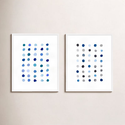 Blue Dot. Set Of 2 by Andrea Stokes