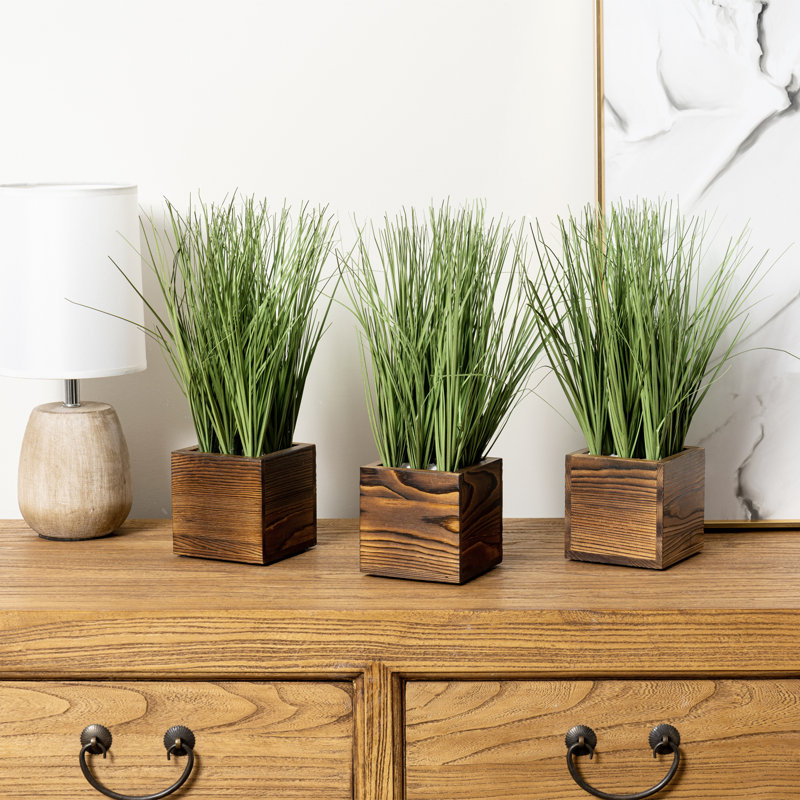 34.04cm Faux Onion Grass Grass