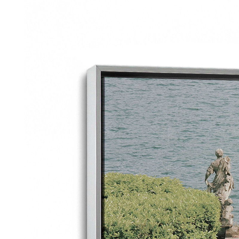 Impression sur toile Gates of Tranquility, H 12,75 po x l 18,75 po x P 1,75 po, Cadre flottant en chrome poli