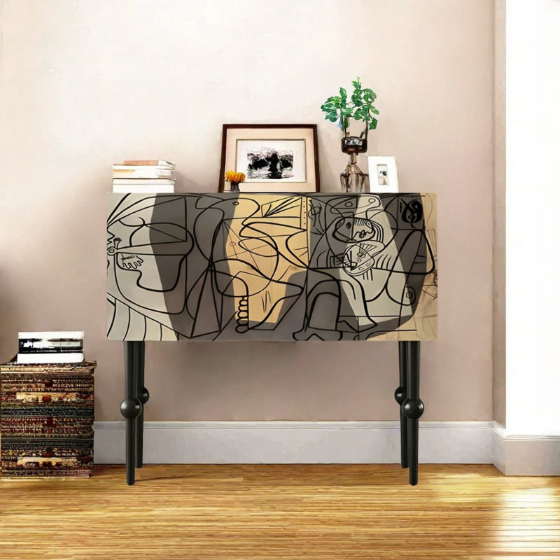 Armoire de décoration abstraite