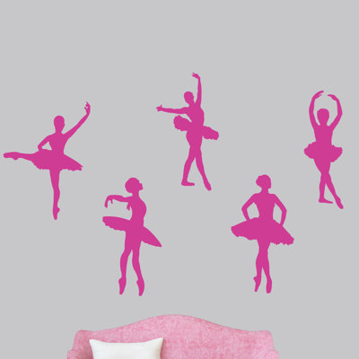 Ensemble d'adhésif décoratif ballerines
