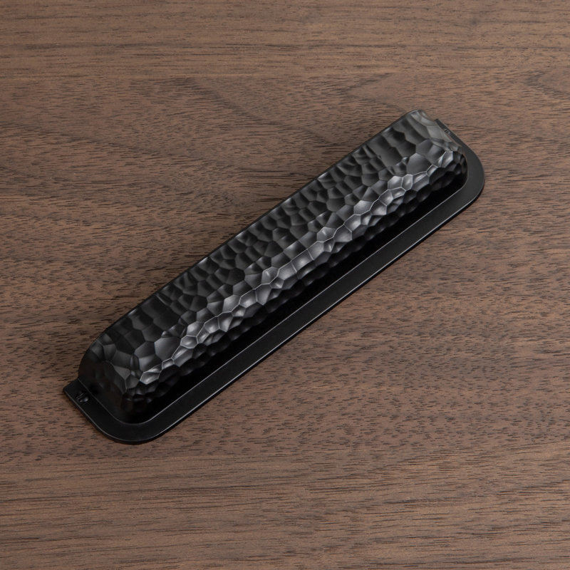 Textured Hammered Cabinet Pulls, Noir, 3"