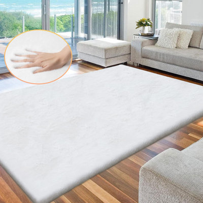 Perlena Faux Fur Washable Indoor Rug