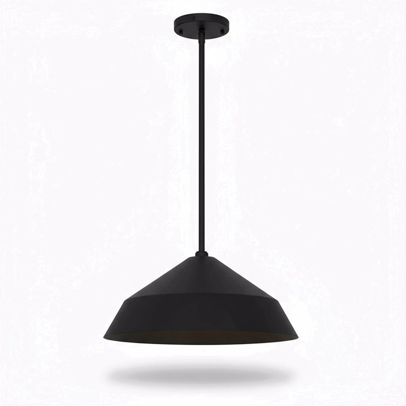 Luminaire suspendu à DEL 14 pouces de diamètre intégré, H 6,39 po x l 14 po x P 14 po