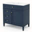 Meuble-lavabo simple 36 po avec plateau en résine Punkaj-55764381