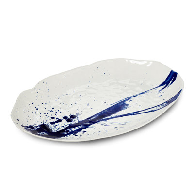 Burlington Oval Platter, L, Artisan Blue