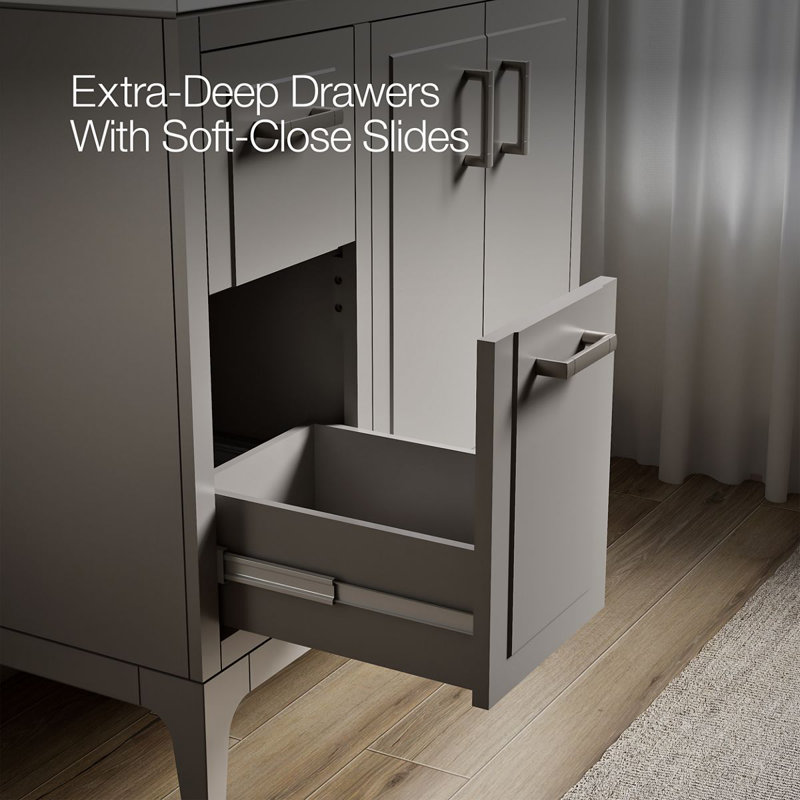 Seer 36-In Bathroom Vanity Set, Mohair Gray