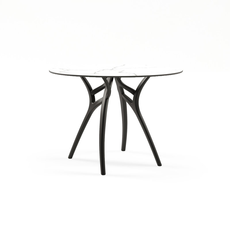 Tilia Ivy - L 77cm Round Table, White Marble