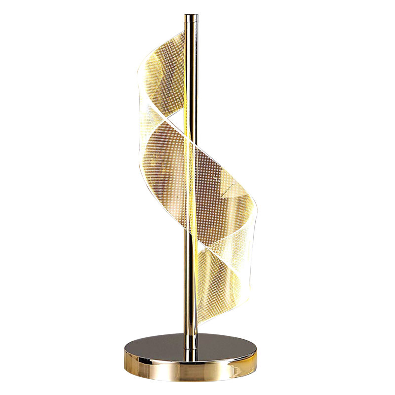 Ilira Glass Novelty Lamp, Silver/Nickel