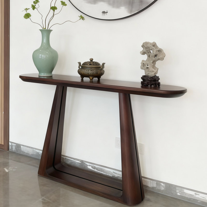 Console rétro de style chinois, H 34,6 po x l 63 po x P 11,8 po