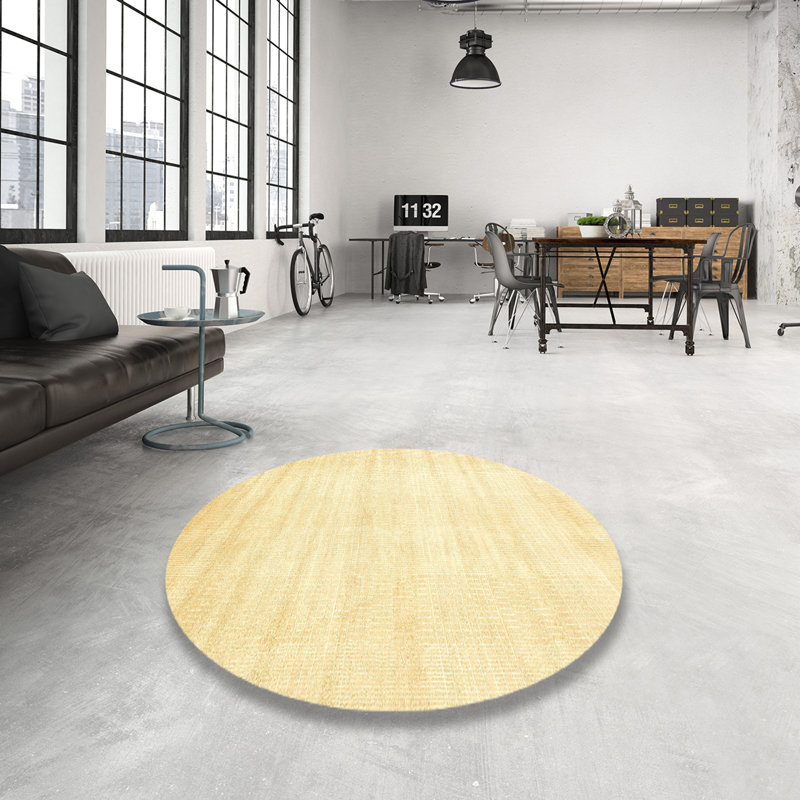 Abstract Indoor Rug, Round 8"
