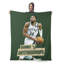 Jeté en sherpa NBA Milwaukee Bucks Giannis Antetokounmpo