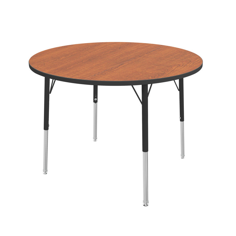 Table d'activité à hauteur réglable MG, H 24 po x L 36 po x l 36 po, Cerisier sauvage