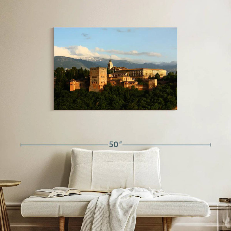 Palais de Nicci Alhambra en Espagne, H 26 po x l 39 po