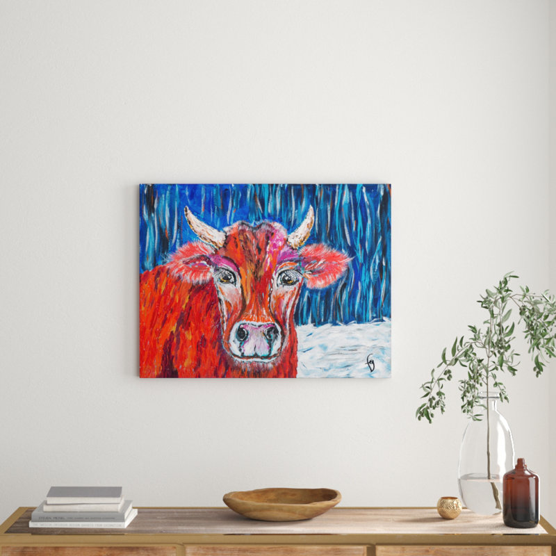 France Gilbert - Wrapped Canvas Painting, 61cm H x 79cm W