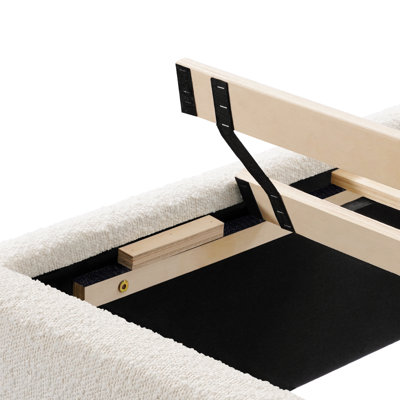 Reinette Upholstered Wingback Platform Bed