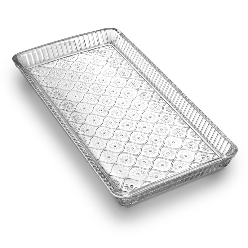 Claro Serving Tray, Clear