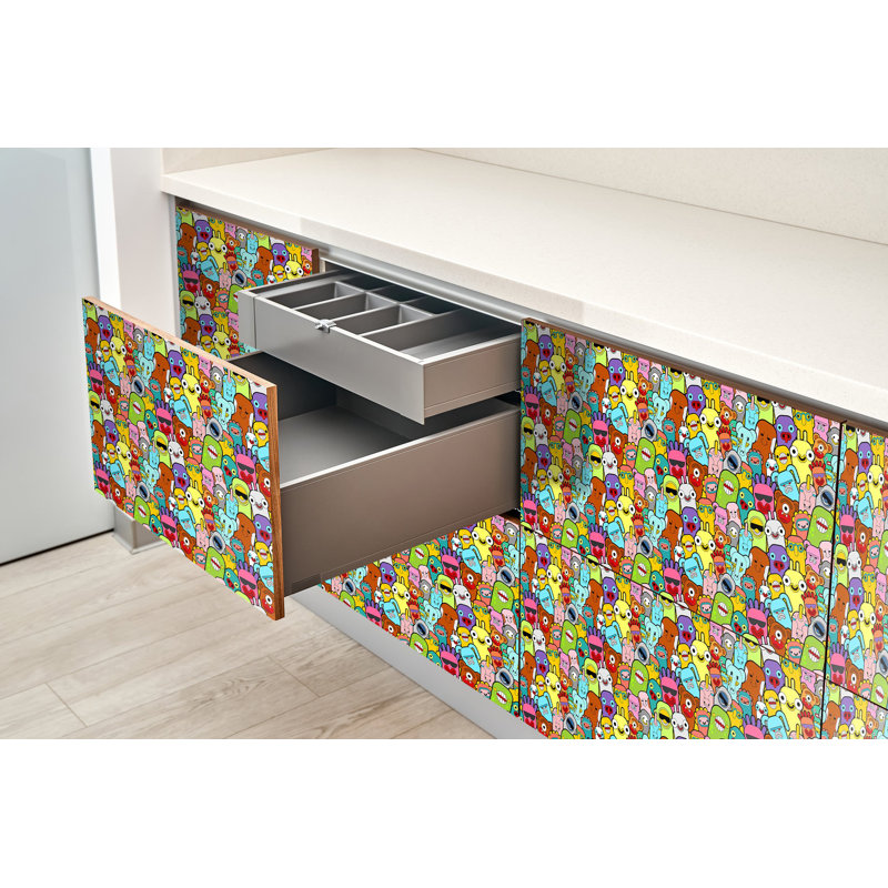 Patricia 1m x 50cm Matte Peel & Stick Wallpaper Roll