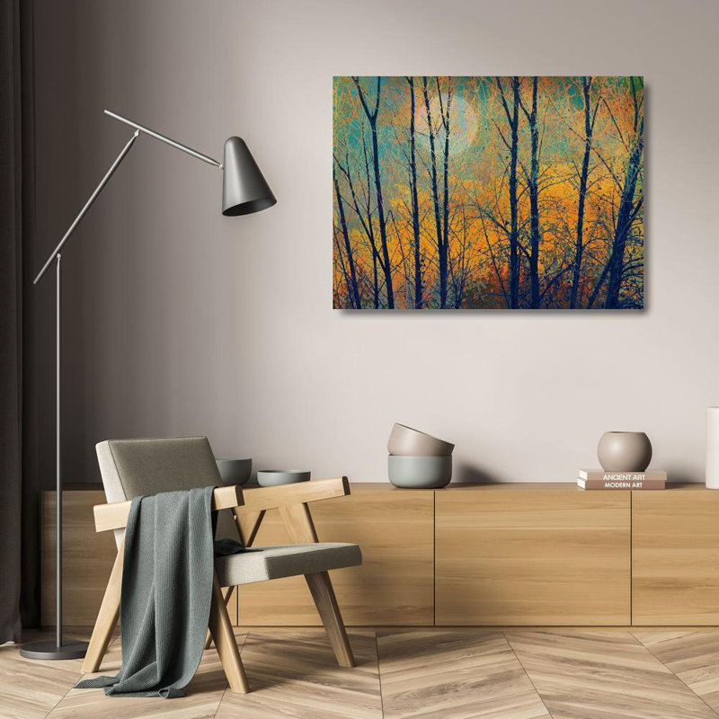 Art sur toile tendue, Winston Porter Vest, Chris Gallery, Meadow Trees II, H 19 po x l 24 po