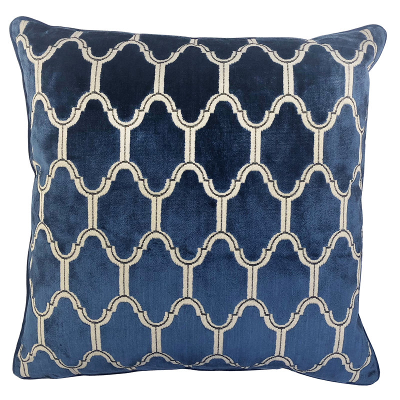 Alaya Square Pillow Cover and Insert, Royal