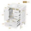 Meuble-lavabo 24,8 po avec lavabo en céramique-333572216