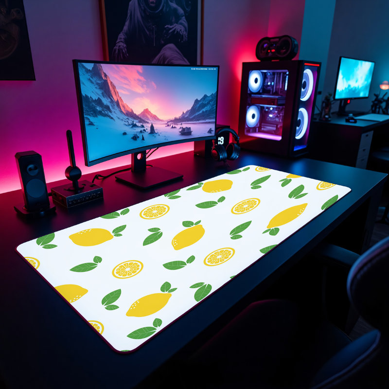 Polyester Desk Pad, 14.4x12.1