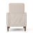 Button Tufted Upholstered Manual Push-Back Recliner -1831055571