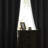 Leming Linen Like Polyester Blackout Room Darkening Grommet Curtain Pair-463402356-409431667