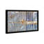 «Blue and Gold Abstract Lines» par Oliver Gal - reproduction imprimée-68786191-68786199