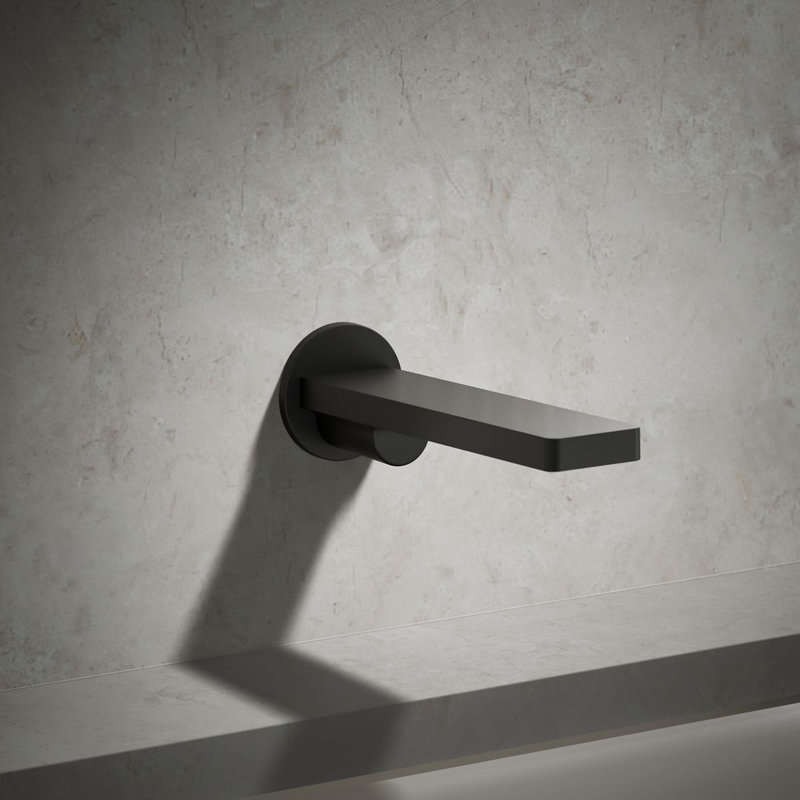 Composed® Wall-Mount Tub Spout, Matte Black