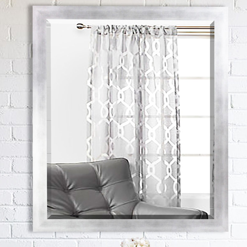 Flat Wall Mirror, 35.5" H x 35.5" W